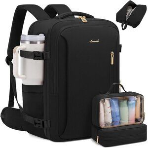 Versatile Women’s Travel Backpack with 3 Packing Cubes & Ergonomic Waist Strap